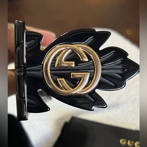 ❌SOLD❌ Gucci GG0535S Black/Grey Butterfly/Square Ladies Sunglasses 001 56x16x135 - Picture 11 of 13